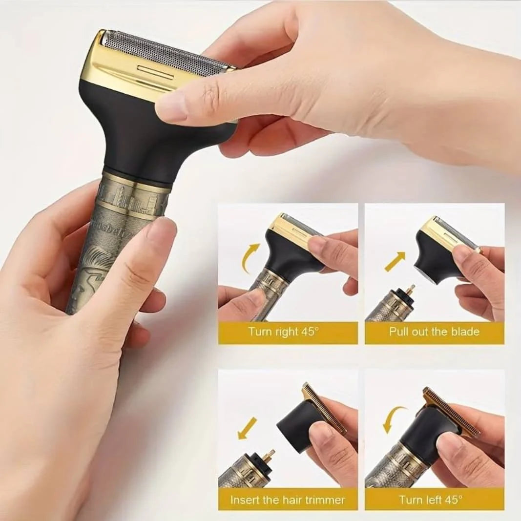 Daling 3 in 1 Metal Body Trimmer – Hair Trimmer, Shaver & Nose Trimmer